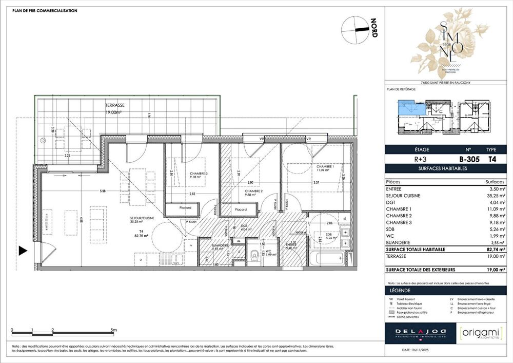 Appartement Saint Pierre En Faucigny 4 pièces 83 m²