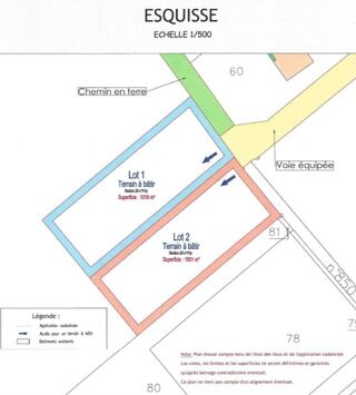  Terrain à vendre 2020 m²
