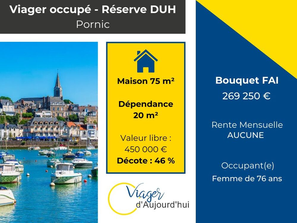 Maison 4 pièces 95 m² · à Pornic · 95 m² · 269 250 €
