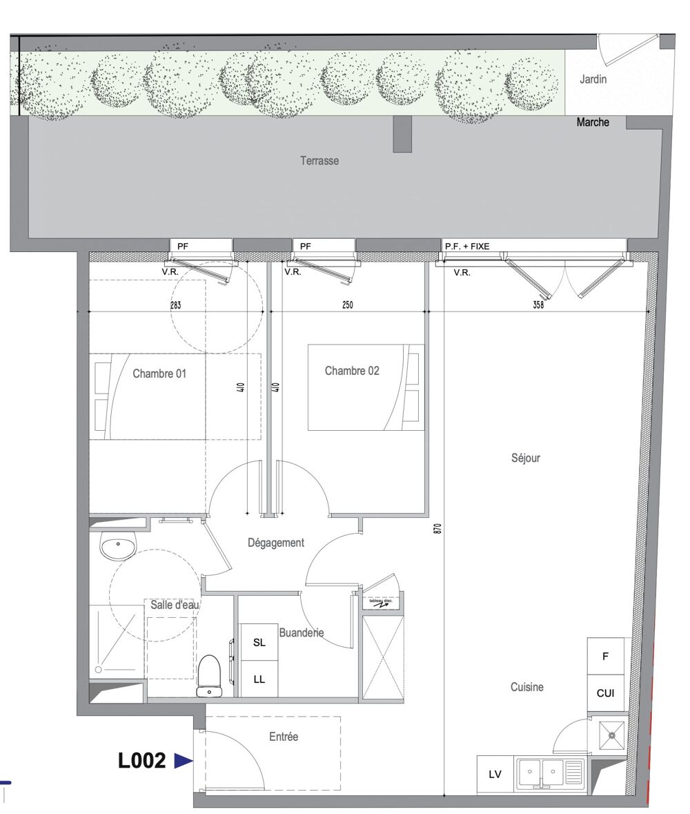 Vente Appartement Superbe T3 FRONT DE MER - jardin/terrasse 32m2 Perros-guirec