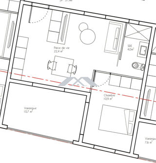  Appartement � vendre 2 pi�ces 38 m�