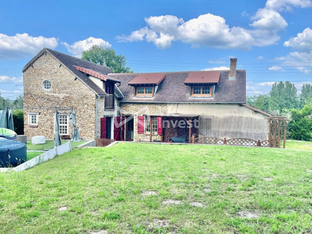 Maison ancienne de 130m2, 4 chambres- beau terrain de 1283m2