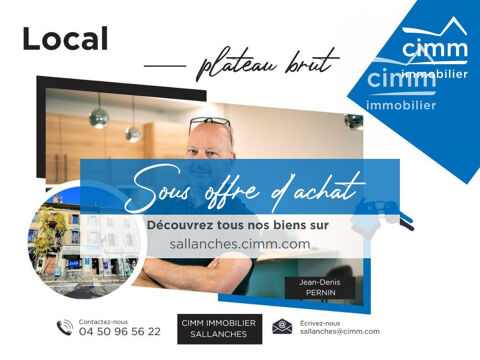 A VENDRE SALLANCHES (74700) LOCAL de 174m2 env. EN PLATEAU BRUT 320000 74700 Sallanches