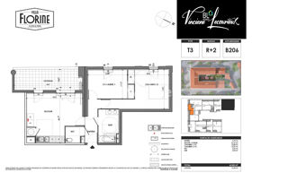  Appartement � vendre 3 pi�ces 63 m�