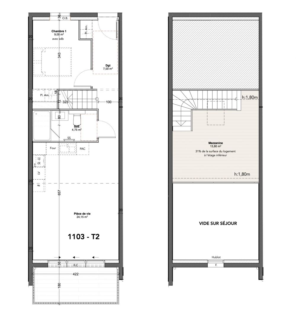 Vente Appartement TRES RARE : plein front de mer et dernier étage, T2/3 duplex Châtelaillon-plage