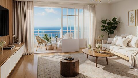   TRES RARE : plein front de mer et dernier �tage, grand T5 stand Appartement - 5 pi�ce(s) - 114 m�