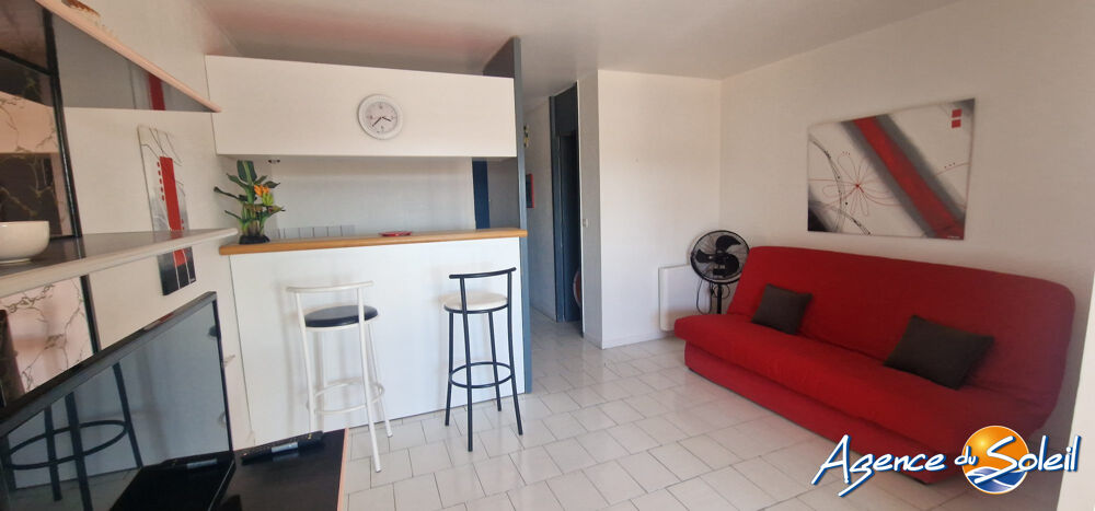 Vente Appartement Beau T1-cabine avec belle terrasse vue Canigou Canet-en-roussillon
