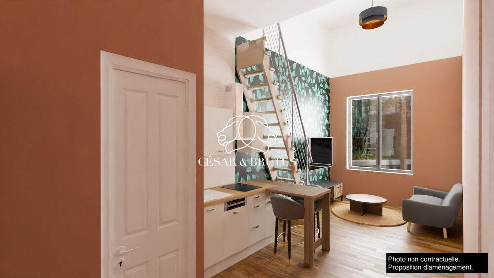 Lyon 2e - Studio - 27m² - Plateau à rénover