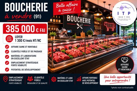 MAGNIFIQUE BOUCHERIE AU COEUR DE L'ESSONNE (91) 385000 91070 Bondoufle