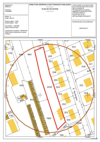  Terrain � vendre 1436 m�