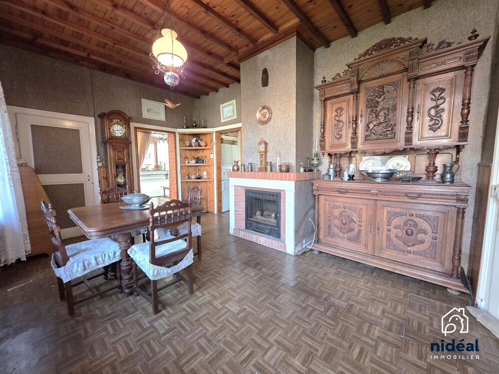 Vente Maison Longère proche Maroilles à rénover avec garage et jardin Landrecies