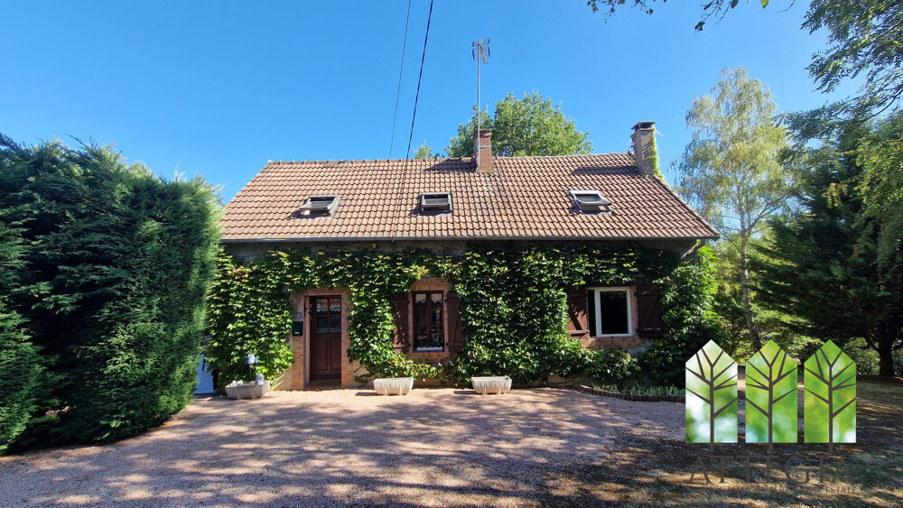 Maison Campagne avec étang, jardin et terrain boisé