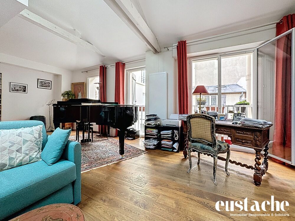 Vente Appartement Superbe Loft de 3 pièces en dernier étage Paris 20