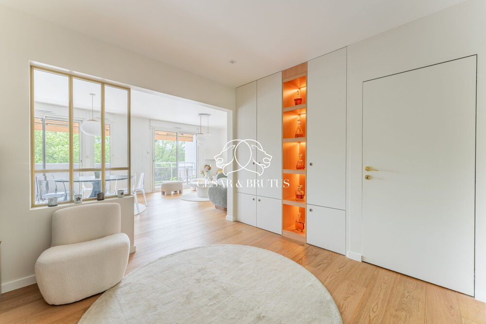 Appartement traversant T3 de standing entièrement rénové avec