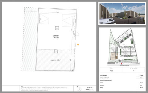 Les Sorini&egrave;res - VEFA local activit&eacute; 257 m&sup2; 391770 44840 Les sorinières