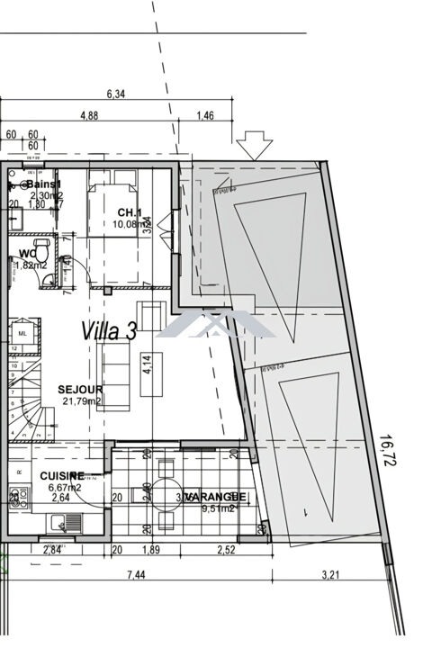   Opportunit� Immobili�re aux Deux-Rives, Sainte-Suzanne Maison - 4 pi�ce(s) - 102 m�