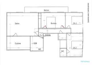  Appartement � vendre 4 pi�ces 80 m�