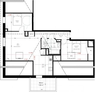  Appartement à vendre 3 pièces 64 m²