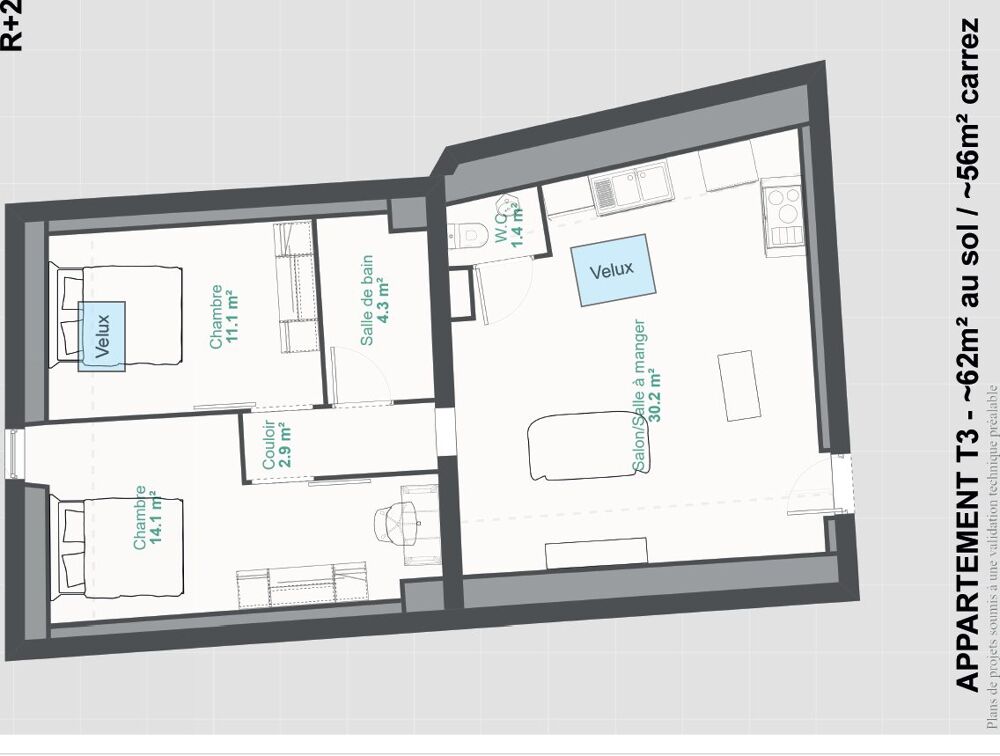 Vente Appartement Appartement T2 à finir d'aménager Guichen