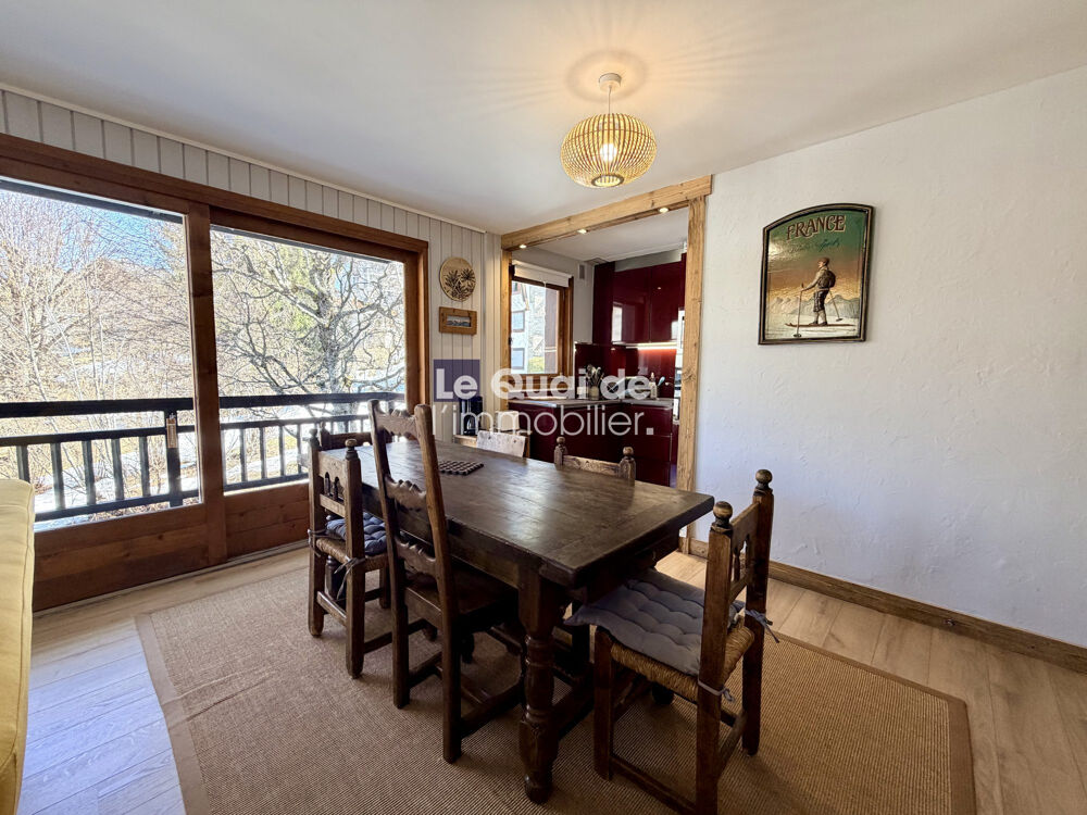 Megève  Rochebrune  Studio 38 m²  Balcons, cave et ga