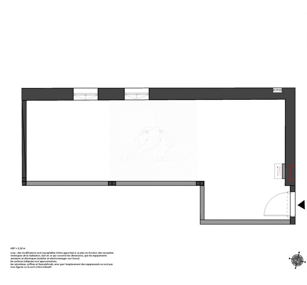 Vente Appartement Duplex en plateau brut - 39 m2 - Tassin Tassin-la-demi-lune
