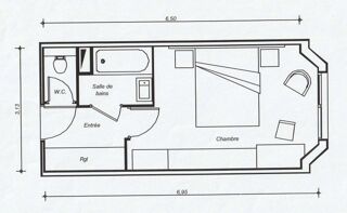  Appartement à vendre 1 pièce 20 m²