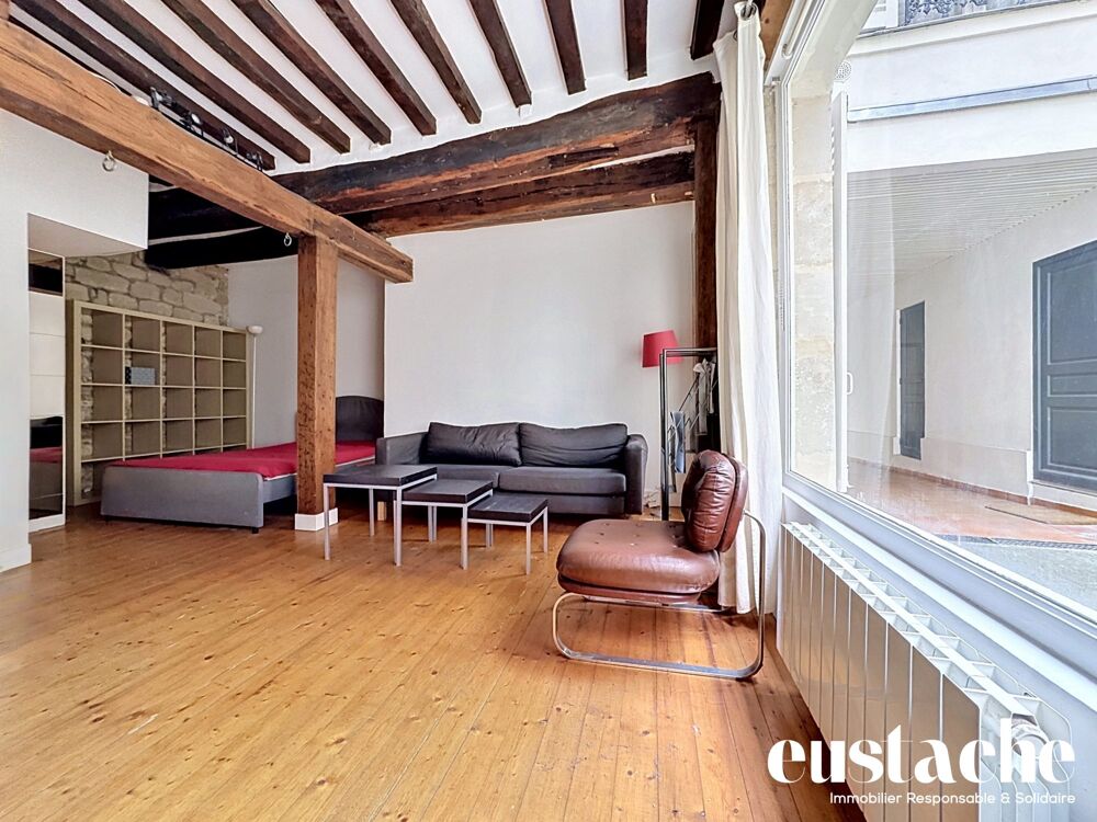 Vente Appartement Le Studio en rez-de-cour au calme et avec une belle hauteur sous Paris 7