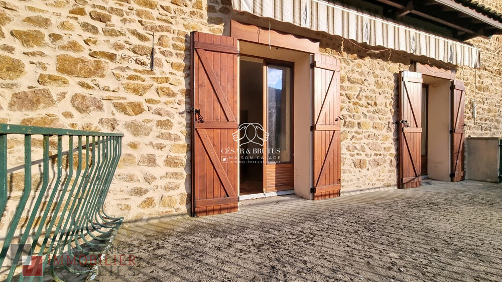 Maison en pierre avec 5 chambres + fort potentiel + terrain + ga