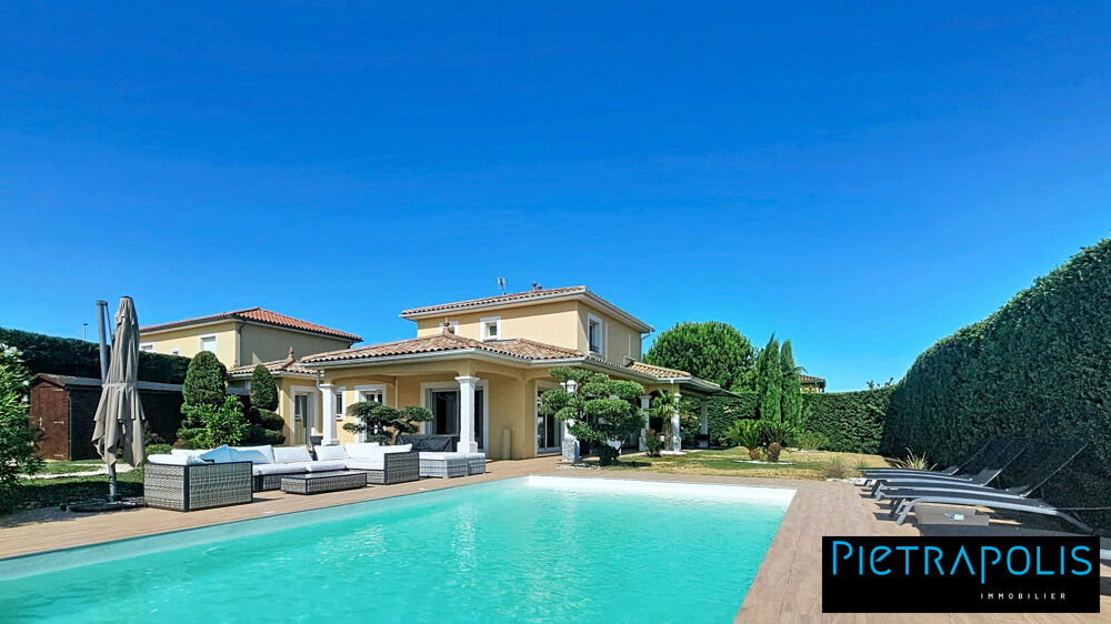 Vente Maison CLIMATISEE - Villa de 176 m² - 5 chambres - Piscine - Double ga Saint bonnet de mûre