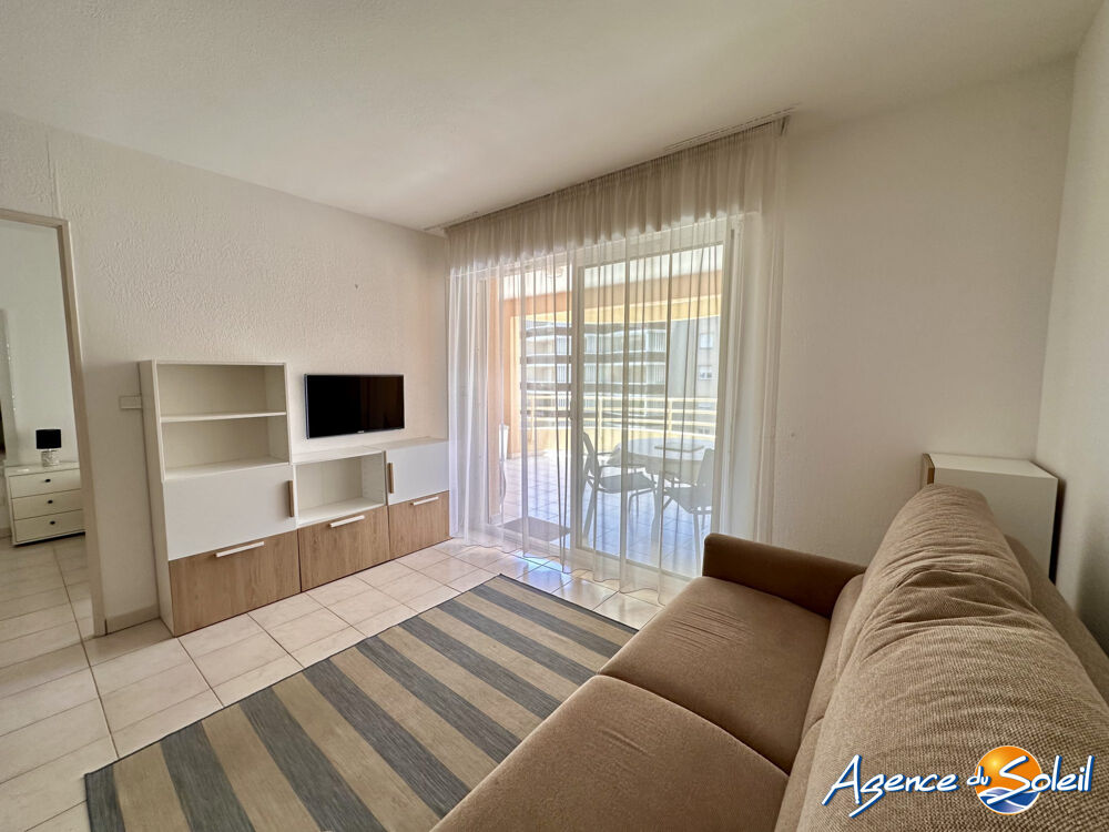 Vente Appartement Beau T2 avec grande terrasse vue mer et cave en sous-sol Canet-en-roussillon