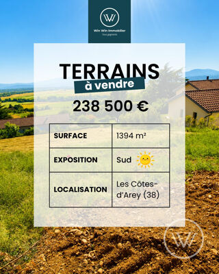  Terrain à vendre 1394 m²