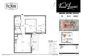  Appartement � vendre 3 pi�ces 63 m�