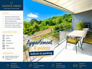  Appartement à vendre 4 pièces 76 m²