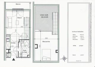  Appartement à vendre 2 pièces 43 m²