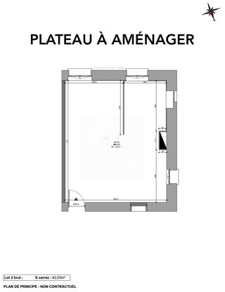  Appartement  vendre 2 pices 42 m