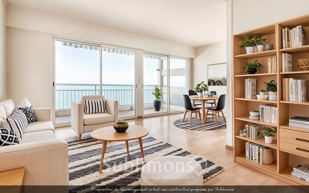 Appartement vue mer avec accès direct à la plage  La Baule