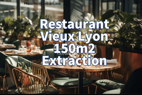 Restaurant- Vieux LYON centre - 150 m2-Extraction-Terrasse 154000 69005 Lyon