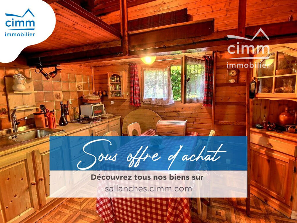 A VENDRE-RIVIERE ENVERSE (74440) CHALET ATYPIQUE  VÉRITABLE