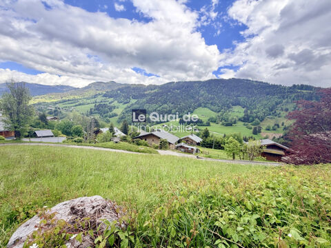 Flumet – Le Pontet – Terrain constructible 669 m&sup2; – Vue m 232100 73590 Flumet ()