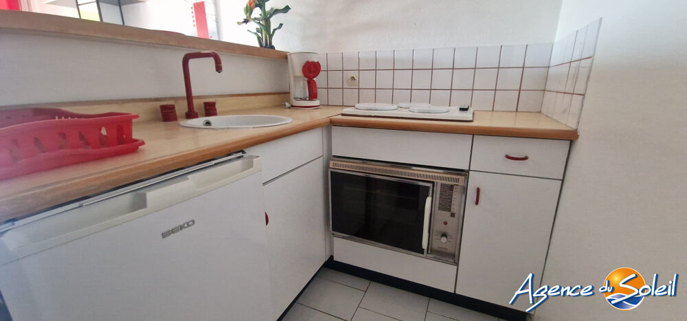 Vente Appartement Beau T1-cabine avec belle terrasse vue Canigou Canet-en-roussillon