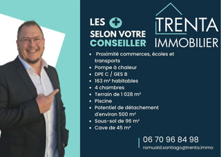  Maison à vendre 5 pièces 163 m²