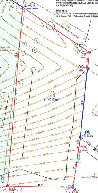  Terrain � vendre 4217 m�