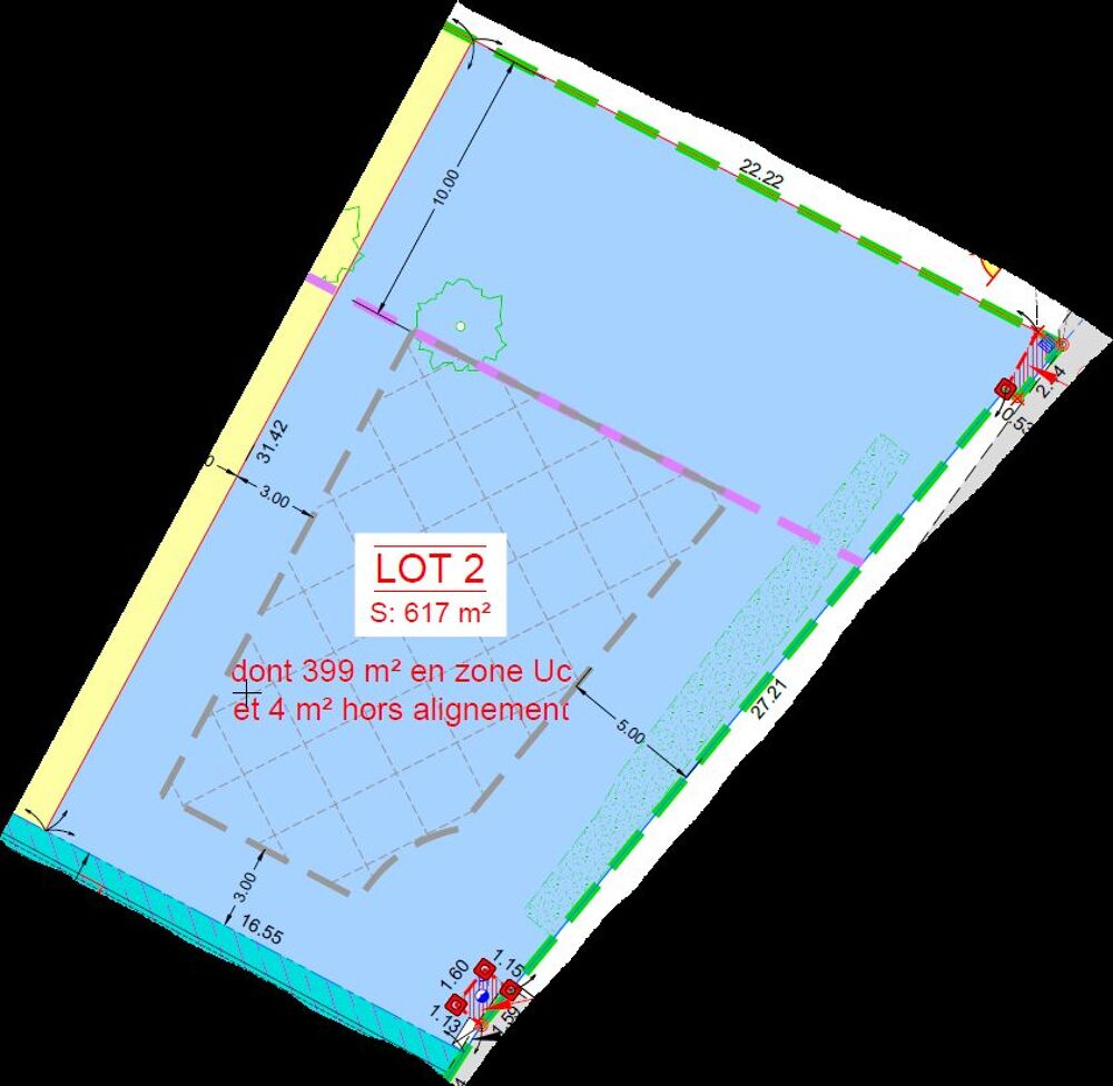 Vente Terrain Terrain à bâtir viabilisé – 617 m² – Calme absolu & prox Pers-jussy