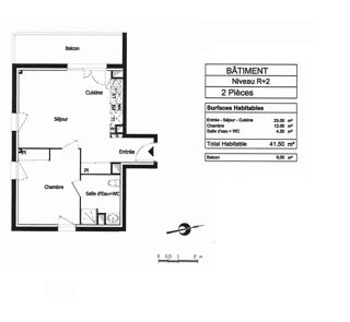  Appartement � vendre 2 pi�ces 42 m�