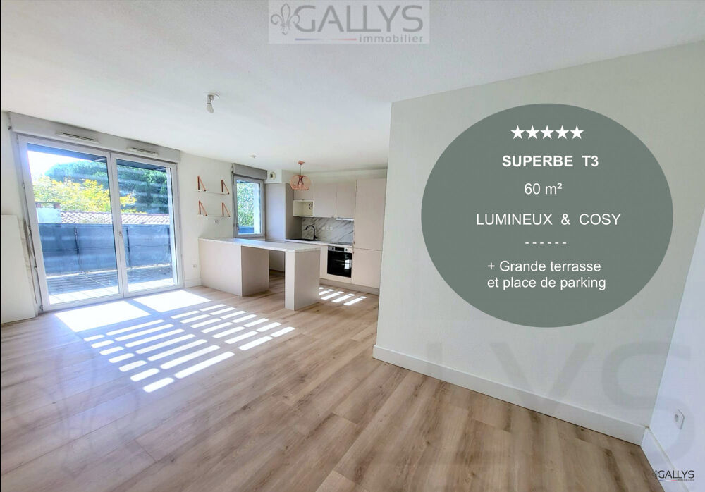 T3 Lumineux avec Terrasse  Dernier Étage  Toulouse 31200