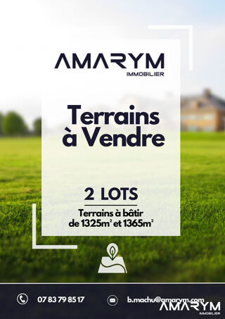  Terrain  vendre 1325 m