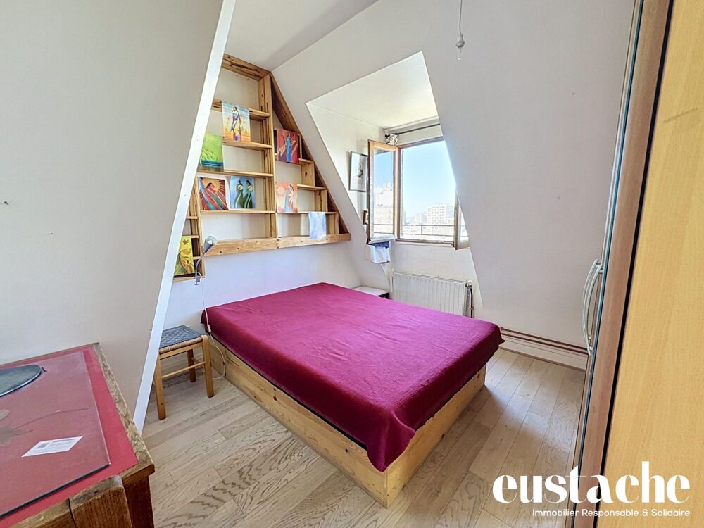 Vente Appartement Paris 20èmeSuperbe 2 pièces au dernier étage avec vue Tour Ei Paris 20