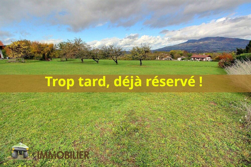 Vente Terrain Terrain à bâtir viabilisé – 617 m² – Calme absolu & prox Pers-jussy