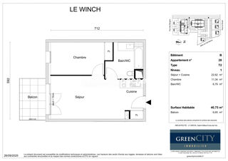  Appartement à vendre 2 pièces 41 m²