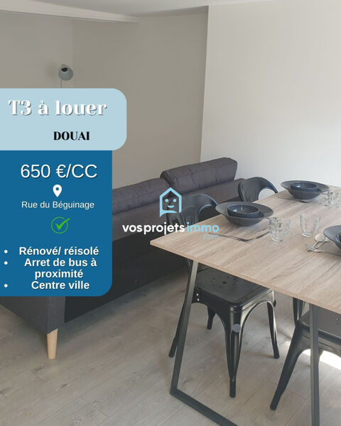  Appartement � louer 3 pi�ces 52 m�